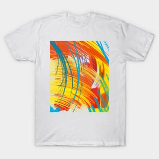 Abstract line of paintings T-Shirt